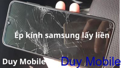 Ép kính samsung a10