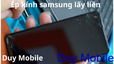 Ép kính samsung A21