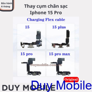 Thay cụm chân sạc Iphone 15 Pro