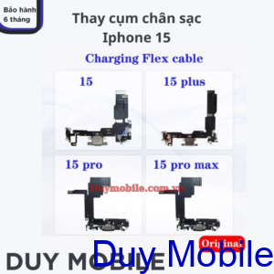 Thay cụm chân sạc Iphone 15