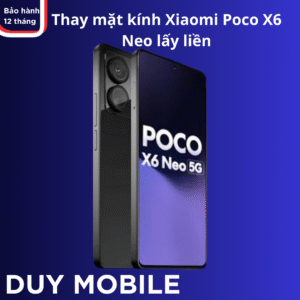 Thay mặt kính Xiaomi Poco X6 Neo